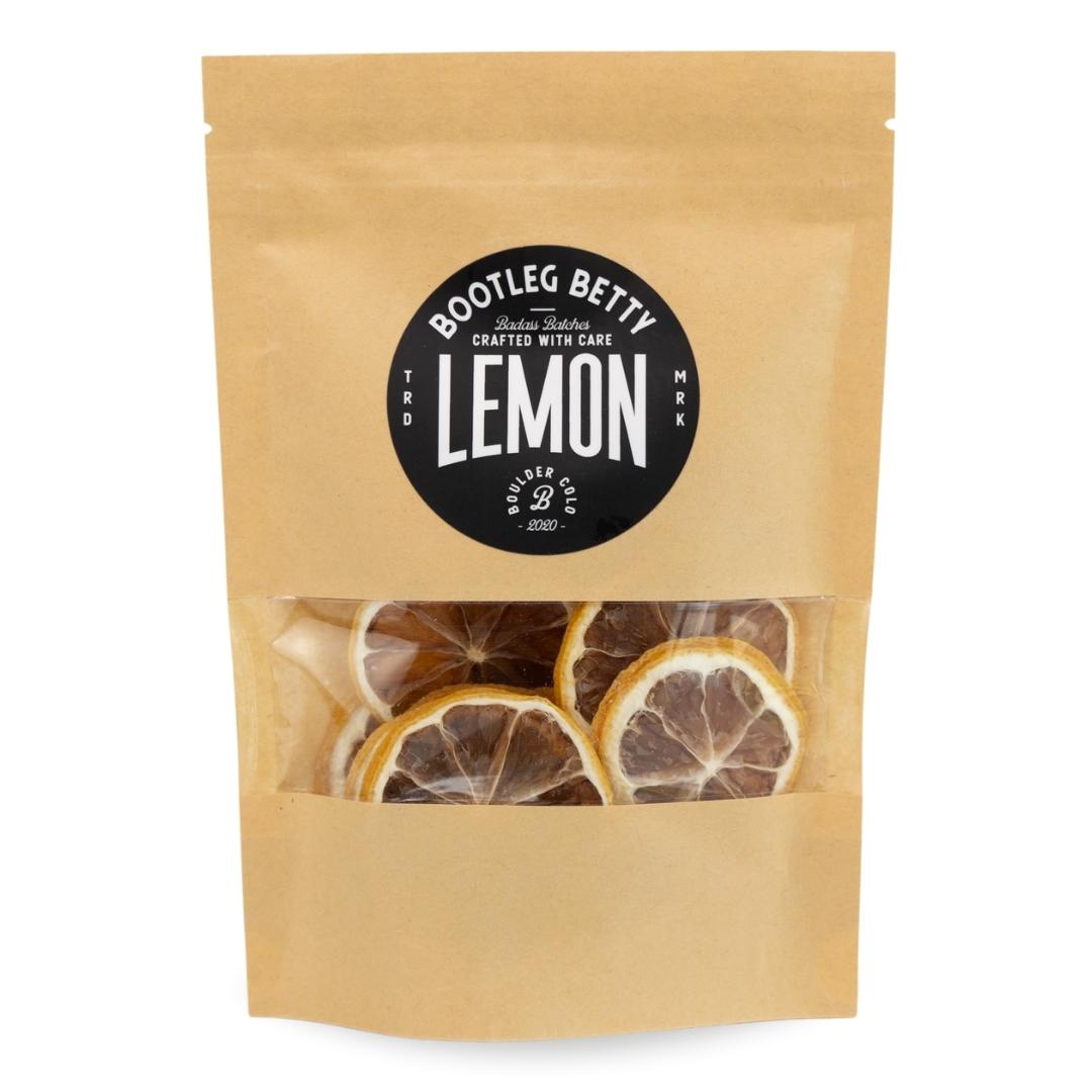 Dehydrated Lemon Garnish